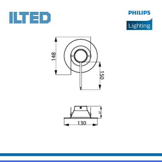 Downlight 10W Philips