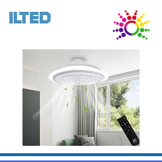 Ventilador de techo con lampara LED F60061